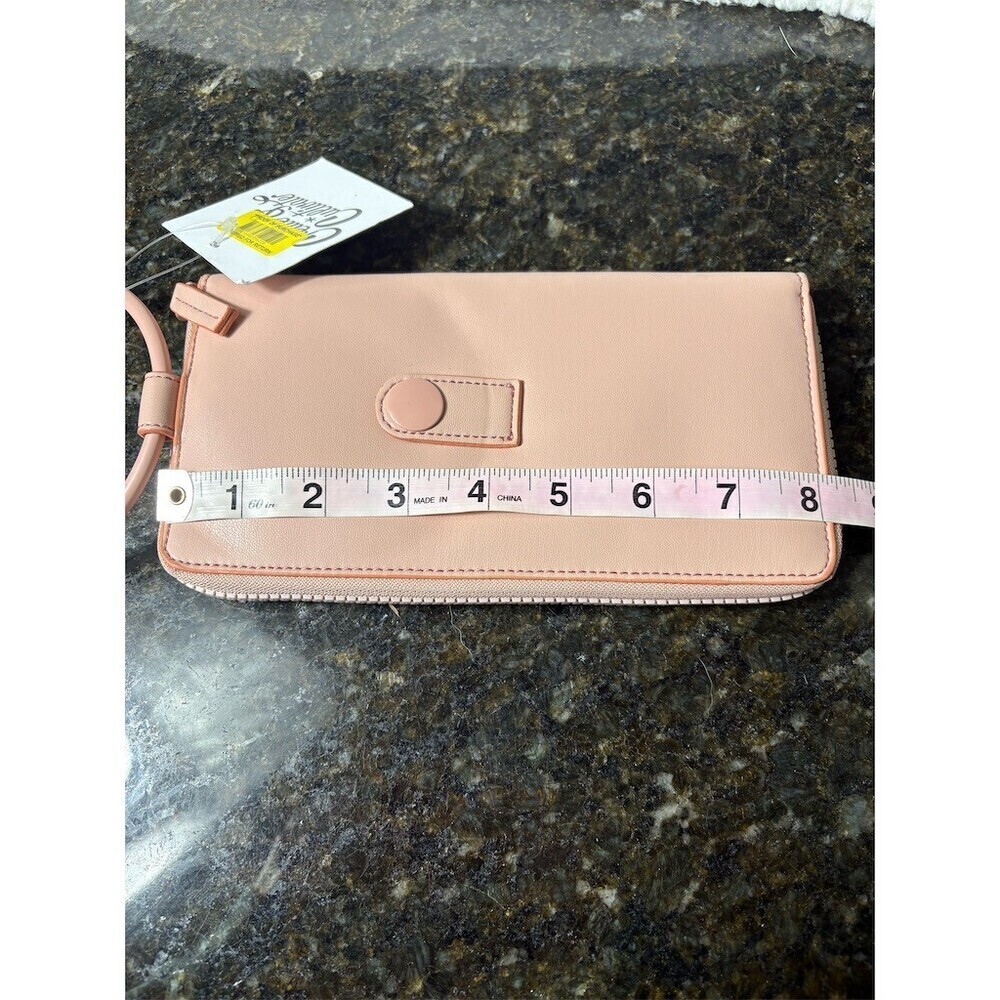 Create & Cultivate Wristlet Wallet Womens One Size Pink Zip Around Bangle - Picture 2 of 5